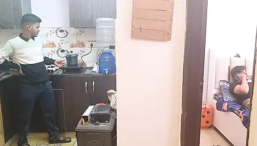 Indian Desi Threesome Video Bhabi Devar pati Softcorne Licking