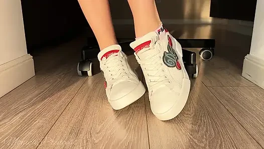 Foot Play in Shoes, Socks, Barefoot