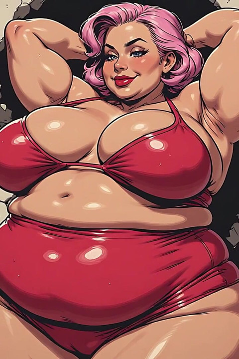 Curvy Women Swimsuit Art