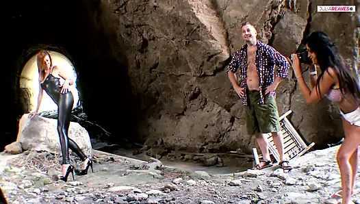 Kızıl saçlı dedeye anal seks yapıyor