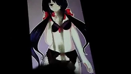 Anime Cum Tribute # 3 Kurumi Tokisaki