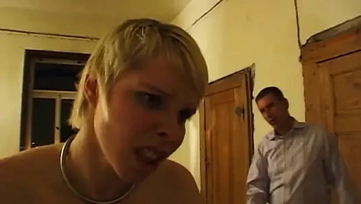 Связанная Красотка-блондинка В Интенсивной Бдсм-игре С Веревкой