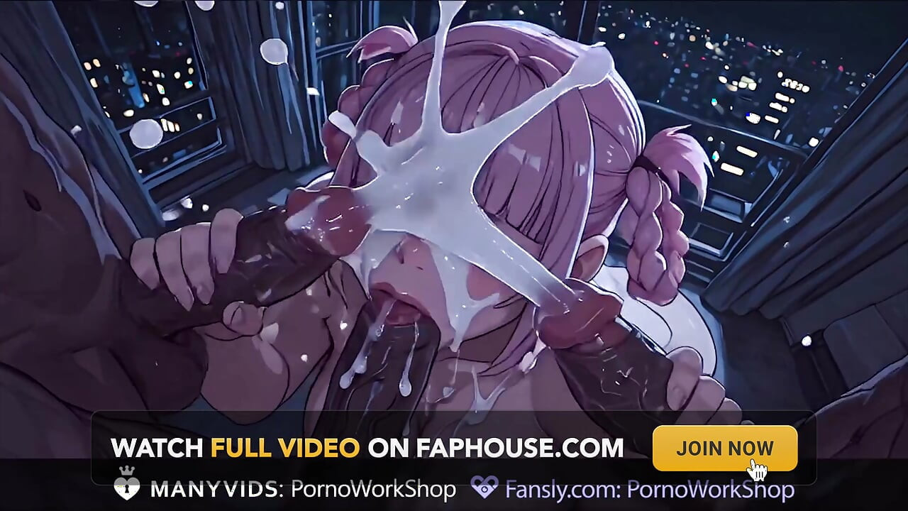 Hentai. Gang Bang with Black Guys