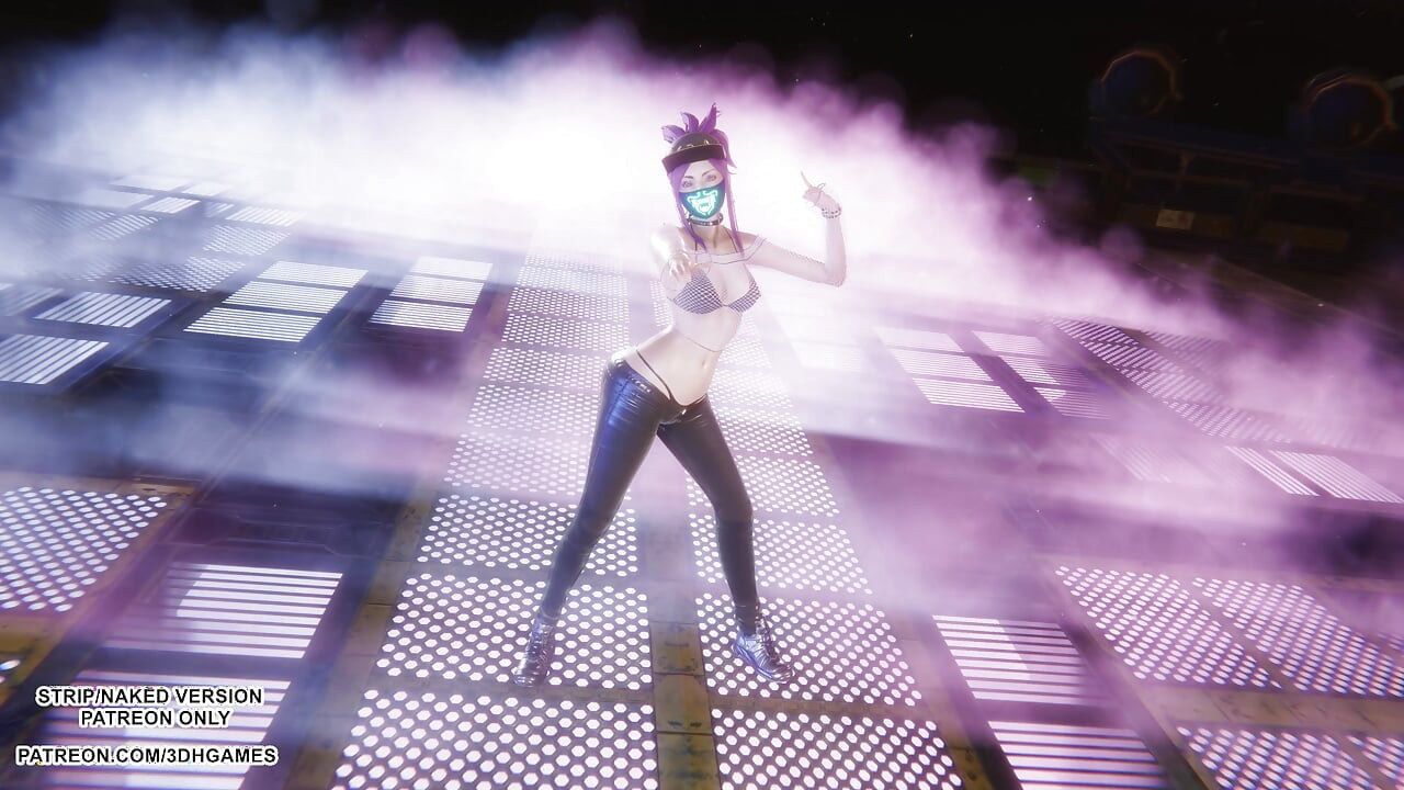 MMD LISA - FUTW - Akali Sexy Kpop Dance League of Legends Hentai Uncensored 4K 60FPS