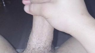 Male jerking off while buzzed and horny