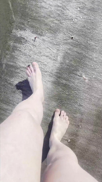 Beach Feet Teasing