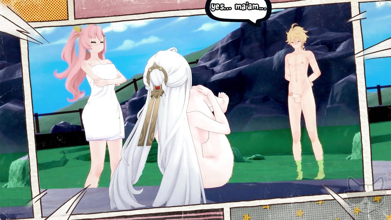 Aether perdido en tiempo 1: Yixuan y Nicole (zenless zona cero) en primavera caliente!