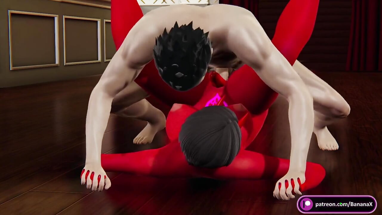 Mihawk Roughly Fucks Futanari Succubus in Mouth and Ass