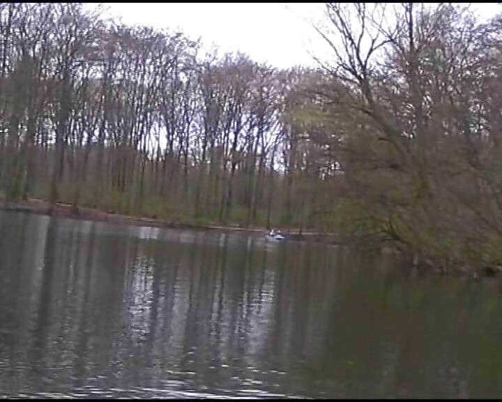 Beautiful German blonde sucks cock in the boat