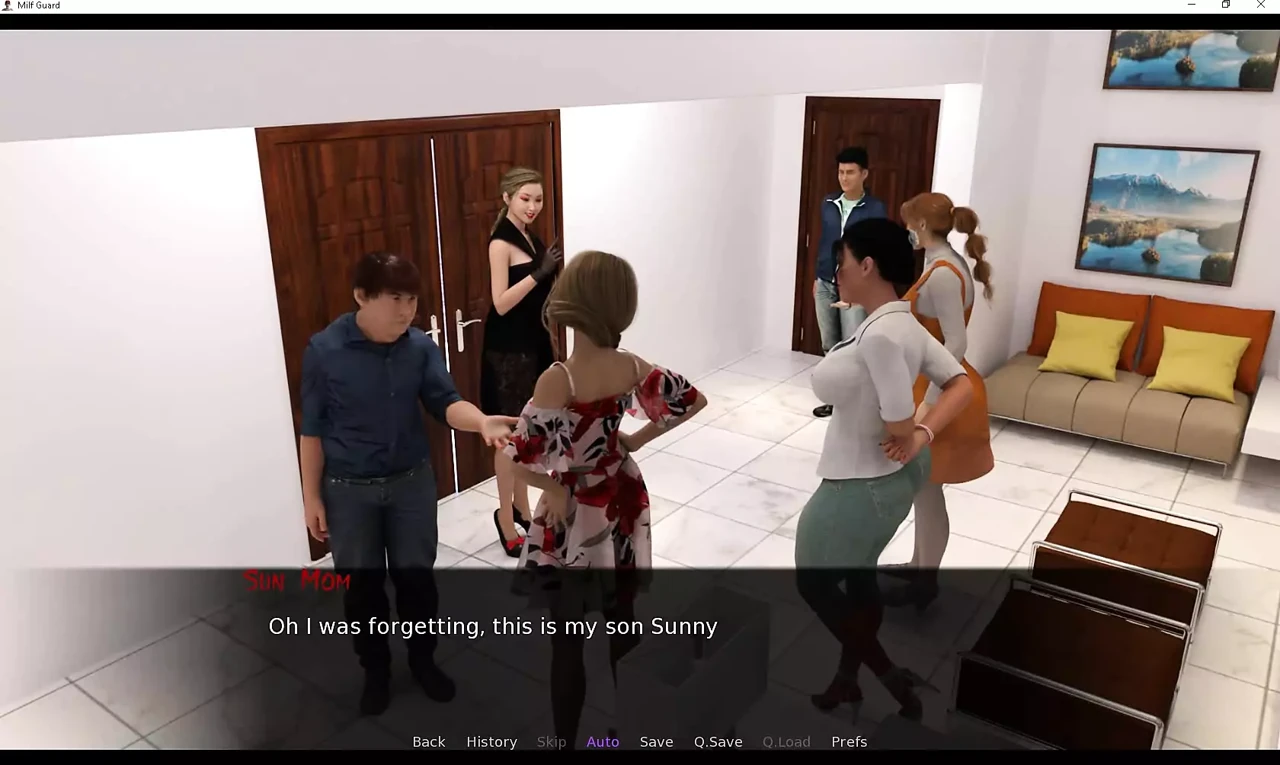 Milf Guard-A cute girl was fucked