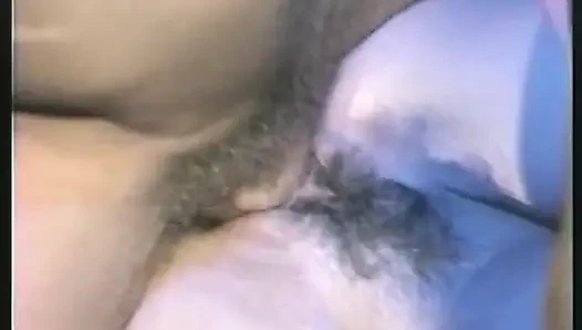 Busty milf wearing stockings gets DP fucked in vintage threesome