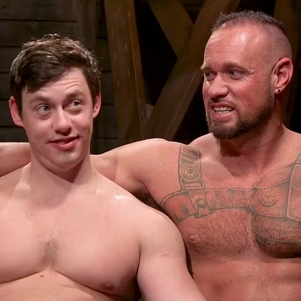 The torment of tobias: muscle hunk submits to michael roman