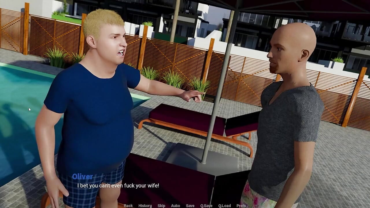 Sexy ehefrau des nachbarn schickt ehemann weg, damit sie von zu hause betrügen kann # 21 Animiertes porno-gameplay mit 3D