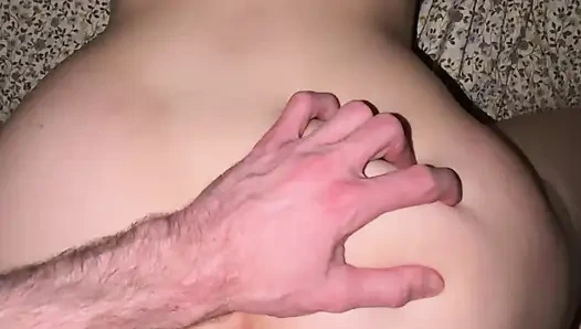 Raw Night Flashlight Fuck with Petite Brunette - Hard Doggy, Loud Moans & Big Cum on Her Belly (17:28 Uncut)