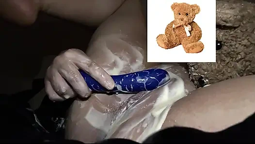 MEIN VERSAUTES ARABISCHES MÄDCHEN MASTUBIERT MIT VIBRATOR UND MEINEM SPERMA ÜBERALL AUF IHREM KURVIGEN KÖRPER - AMATEUR ARABISCHER SCHNEEHASE