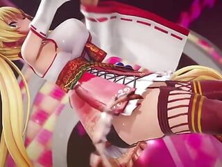 Mmd R-18 Anime Girls Sexy Dancing Clip 319