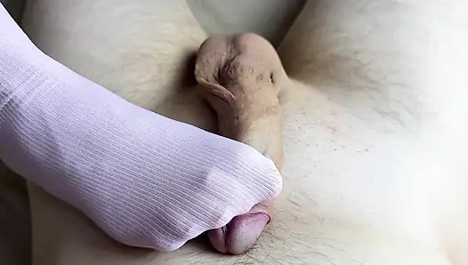 İşte bu, pembe çoraplı favori ayak ayak videosu
