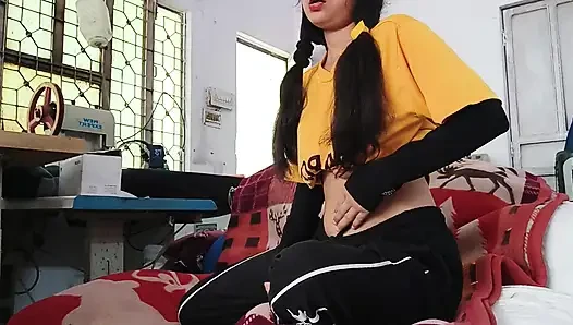 Store room with Romantic beautiful sexy girl sucking  . fucking