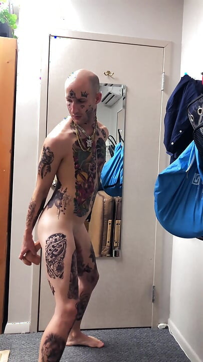 Tatted Twink Masturbation Solo