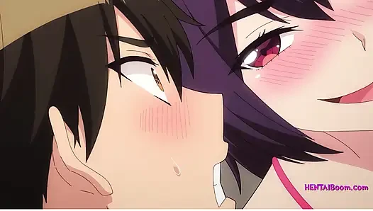 Tiefe leidenschaft für Anime-schätzchen in Hentai lovers Animation