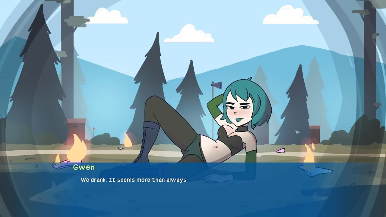 Kamp Pinewood v2.8.0 Dio 22 Seksi svađa Gwen od Loveskysan69