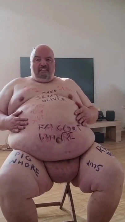 Chubmissive rides Dildo like a fat slut | Clip 2
