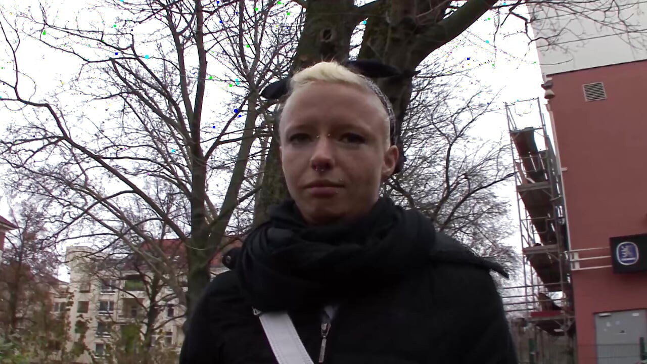 Skinny German babe rides fat rod like a pro