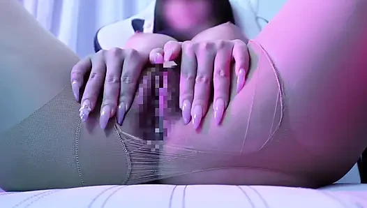 ASMR японского стримера с большими сиськами