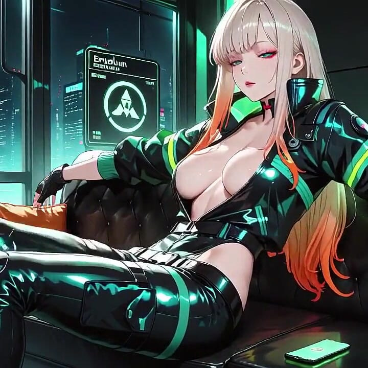She's Gazing with a Hazy Look Right at You. Can You Handle This Contrast?