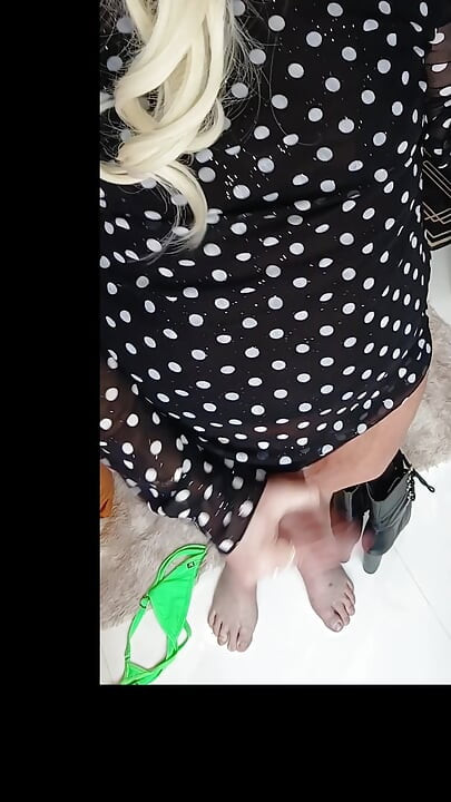Showing the Tan Line, Plugging It in, Jerking off, and Cumming.