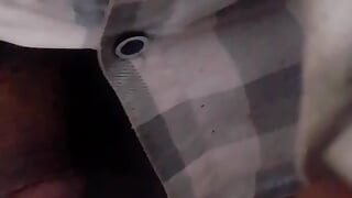 Indian Village boy bathroom pissing