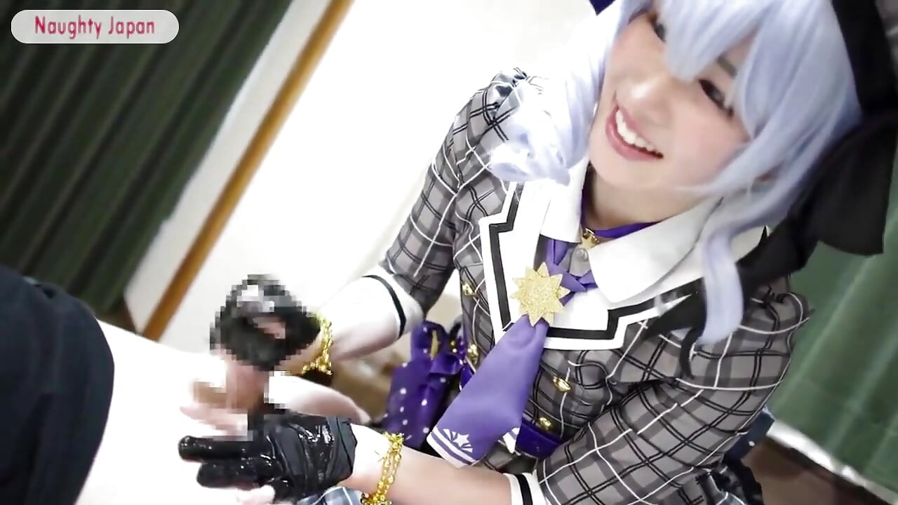 Gloved Handjob Prodigy. a Future Star Who Drains Every Last Drop!