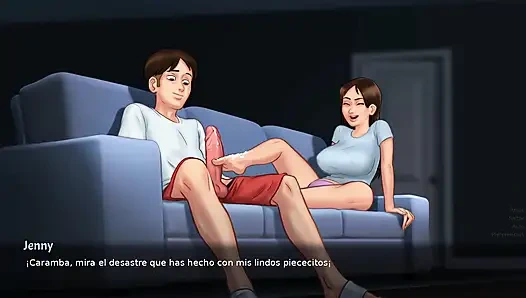 Sapık üvey kız kardeş kiracıyla yaramazlık yapmak istiyor - yaz mevsimi efsanesi