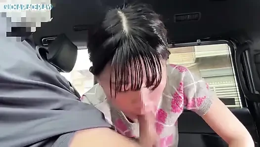 Car Encounter with a Busty Beauty. an Intimate Lesson That Ends in an Overwhelming Finish