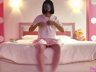 Sisk feminização treinamento com cutie pinky seifuku ep1: se vestindo