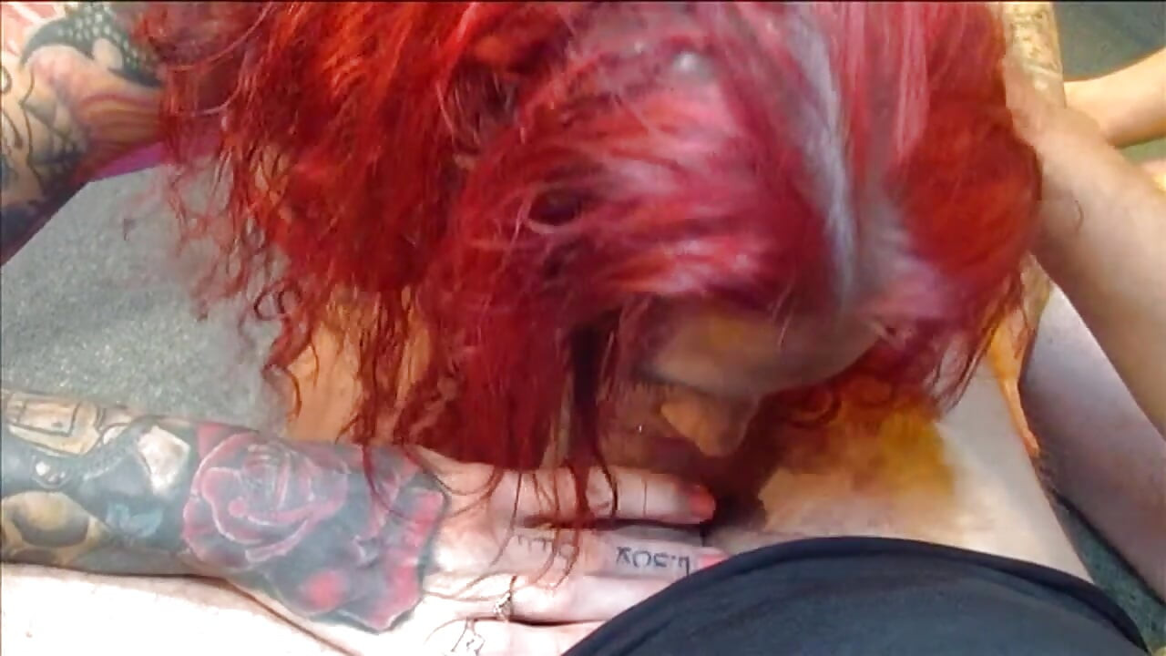 Tattooed Redhead MILF Stretched Wide by Throbbing Cock in Wild Ride