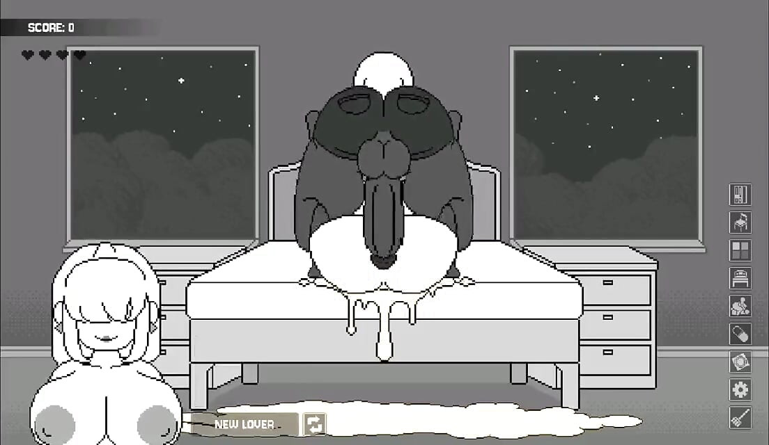 The most crazy futanari game - wife's bedroom gameplay