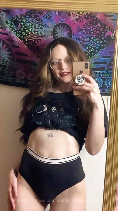 Spookybarbiegrl Lingerie and Panty Slut Compilation