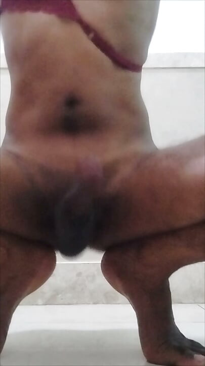 Nude with slow to very fast uncontrollable cock like AK47