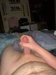 Cumming after hours of edging