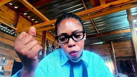 Guru bermain peran menghukum murid sange di penahanan...