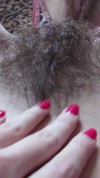 Spectacular moment from "Closeup hairy pussy play with mirror and big clit"