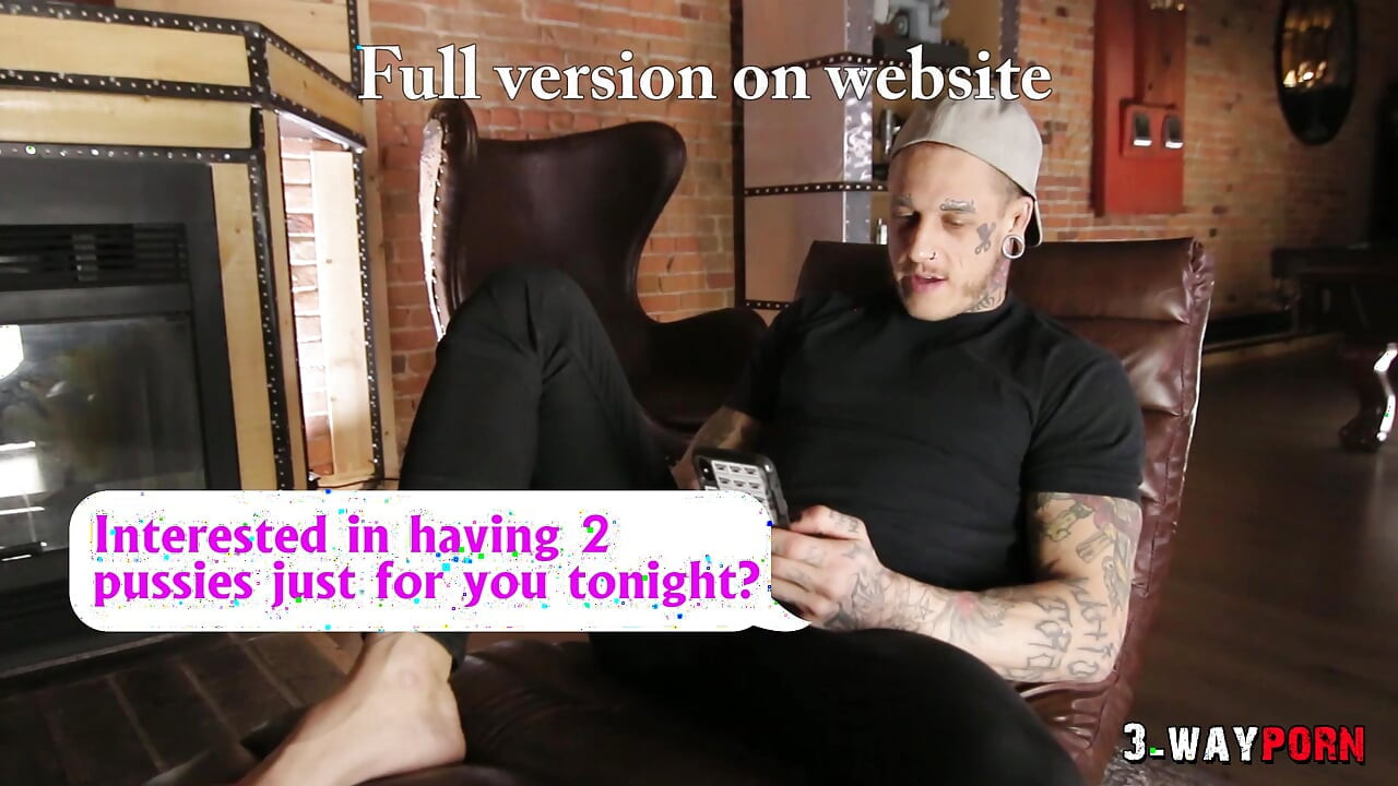 3-Way Porn - 2 Awesome Petite Babes Fucked Hard by Huge Cock