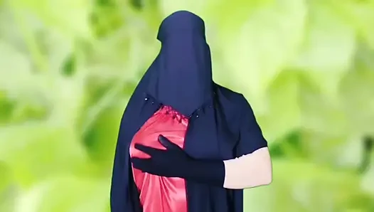 Bangladeshi beautiful woman wearing burqa masturbating sex and dirty talk