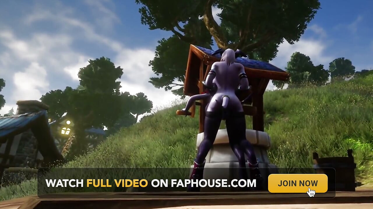 Draenei Futa Fucks Draenei Girl on the Wishing Well - Warcraft Porn Parody