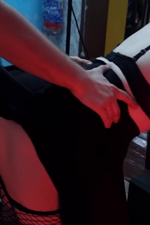 Sexy teen in plaid stockings fucks in all poses and swallows a large portion of sperm