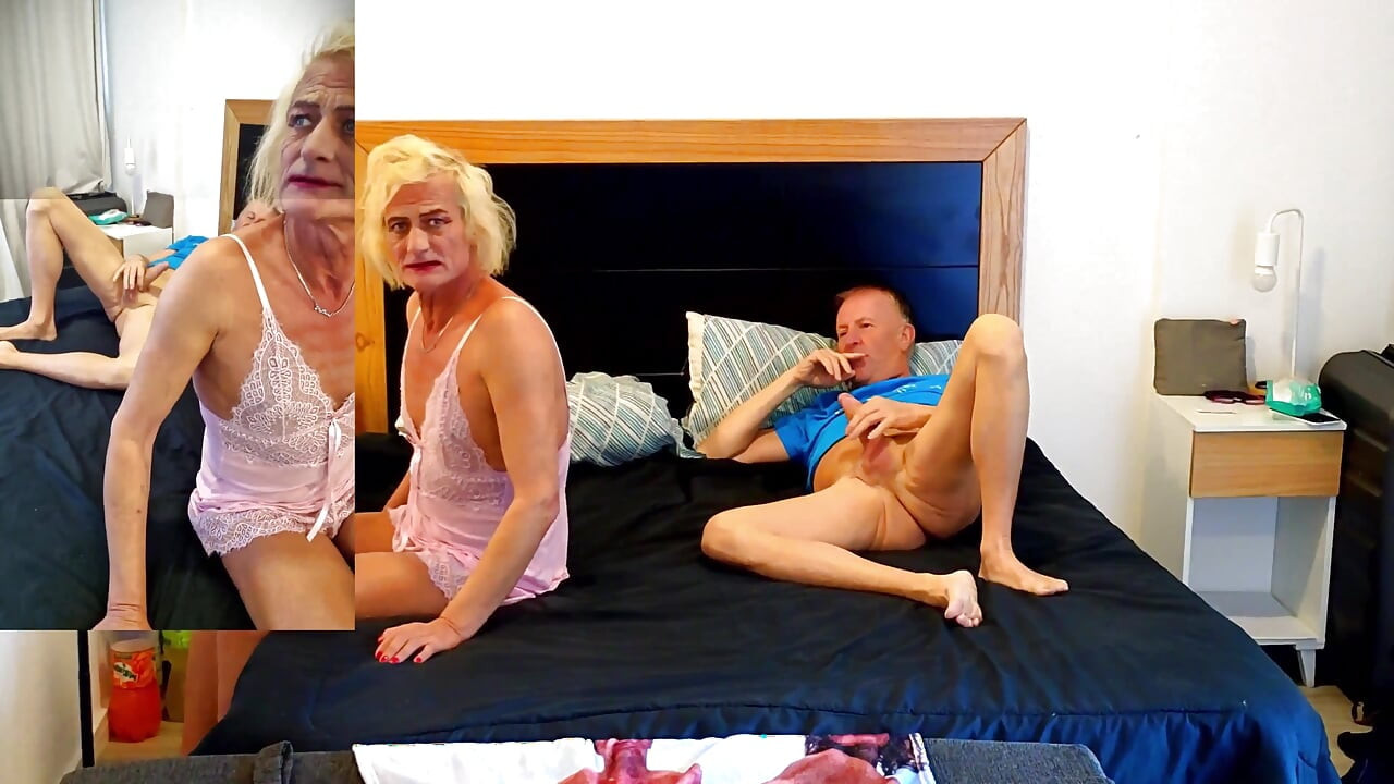 Najnoviji Seks Show Uživo, Gigi i Dave, Shemale i Muški Par, POV, Iza Kulisa, Seks preko Web Kamere, 02.09.2025 P4