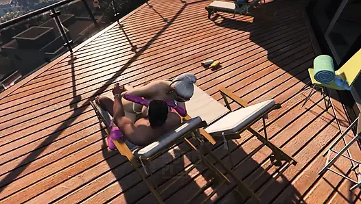 GTA V Franklin Clinton x Premium Pink Boots Lady (3D Animation) (FULL)
