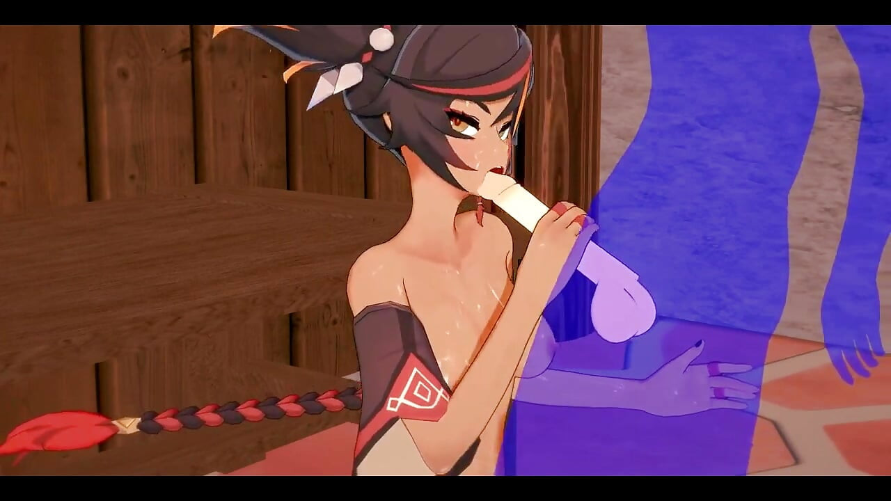 Genshin Impact Hentai - Xinyan Hardsex - japanska azijska manga anime filmska igra pornografija