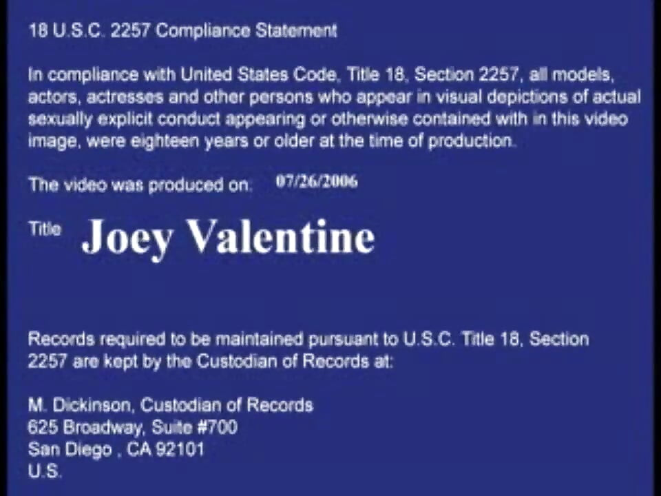 Joey Valentine